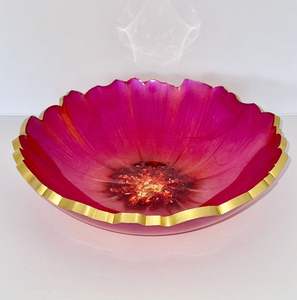 Bol en résine de style classique, écologique et de haute qualité, fait à la main, pour l'hôtellerie et la restauration, vaisselle de fête, plateau à dessert - Product Image 1