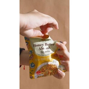 Granola en vrac au miel, beurre et amandes |   Collation granola riche en protéines avec de vraies amandes et du miel - Product Image 4
