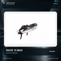 Planche de surf électrique UNPLUGLIFE RACE 15 MAX Jet Board 15 kW pour sports nautiques