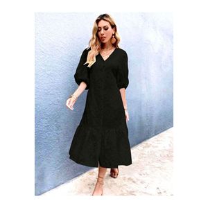 Abito camicia Balan con gemelli nero