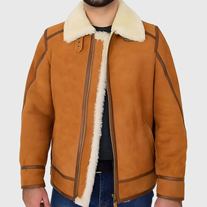 Chaqueta de cuero de piel de vaca para hombre de alta calidad, ropa de calle interior de lana suave y cálida, moda para invierno - Product Image 1