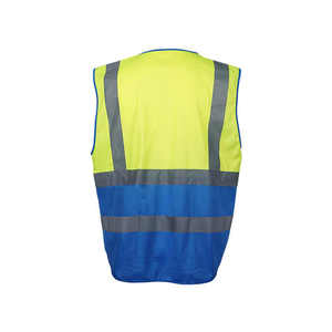 Chaleco DE SEGURIDAD reflectante de poliéster para hombre de talla grande personalizado ciclismo nocturno alta visibilidad ropa de trabajo de invierno - Product Image 5
