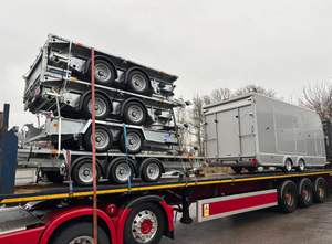 รถพ่วงแบบกำหนดเองได้ สองเพลา 5 10 20 ตัน พร้อมคานลาก รถพ่วงบรรทุกสินค้าเต็มคัน ขายทั่วโลก - Product Image 4