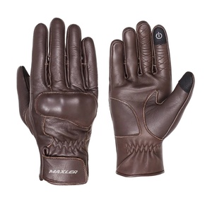 Gants de motard courts respirants pour hommes, gants en cuir courts de haute qualité, gants courts personnalisés à doigts courts - Product Image 1