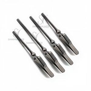 Pinces vasculaires Debakey Bulldog droites, atraumatiques, 4,5 pouces, manuelles, en acier inoxydable allemand, chirurgie cardiovasculaire - Product Image 1