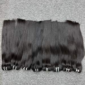 Bone Straight Virgin Vietnamese 100% Human Hair <b>Wigs</b> for <b>Black</b> Women with Lace Front Closure 18 Inch All Colors Fedex HEN Time - Product Image 4