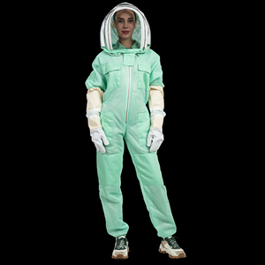 ชุดสูทผึ้งสีเขียวอ่อนสำหรับผู้ชายชุดคลุมทำงานระบายอากาศได้ดีบริการ OEM ตามสั่งราคาโรงงานสำหรับผู้ชาย - Product Image 3