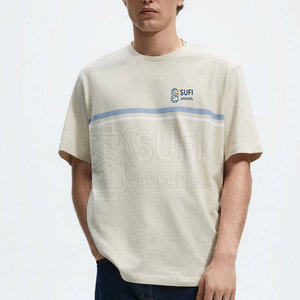 Service OEM, t-shirts surdimensionnés personnalisés pour hommes, design personnalisé imprimé, 100% coton tricoté, écologique, respirant, mode unique - Product Image 2