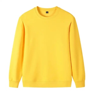 Solide Hommes Sweatshirts Fabricant unisexe Ras Du Cou Sweat Hoodies Streetwear 100% Coton éponge Crewneck Sweatshirts - Product Image 5