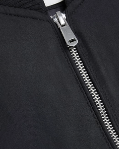 Chaqueta de bombardero con cremallera personalizable de alta calidad para hombre nueva chaqueta de invierno negra de servicio OEM de moda - Product Image 5