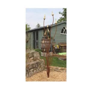 Bidon d'eau en métal durable 1.8L enduit de poudre résistant à la rouille décoration de support de plante facile à installer intérieur extérieur utilisation pour le jardinage - Product Image 3