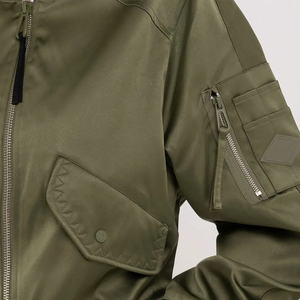 แจ็กเก็ตผ้าซาตินขนแกะขนาดใหญ่พิเศษสำหรับผู้หญิงออกแบบได้ตามต้องการสไตล์เบสบอลปักลายระบายอากาศได้ดีสำหรับเด็กผู้หญิง - Product Image 3