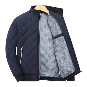Chaqueta de bombardero de cuero para hombre personalizada estilo Hip Hop transpirable e impermeable para el invierno precio al por mayor - Product Image 1