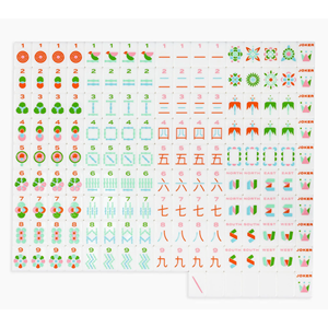 Ensemble de Mahjong en acrylique personnalisé Ensemble de tuiles de Mahjong en acrylique lucite Ensemble de jeu de Mahjong magnifique pour jeu familial - Product Image 6