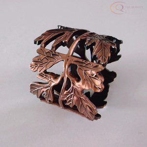 Anneaux de serviette en métal de luxe pour table de mariage avec design écologique et finition haut de gamme - Product Image 5