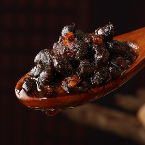 <span class=keywords><strong>Bombe</strong></span> d'Umami : Pâte de Douchi au Bœuf Fermenté |   Sauce aux haricots noirs savoureuse et riche |   Huile de piment au goût de viande vieillie traditionnelle du Guizhou, vente en gros - Product Image 1