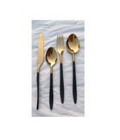 Ensemble de couverts en acier inoxydable de conception artisanale, ustensiles de service en métal de qualité supérieure, vente chaude, décorations de style américain L MAX B