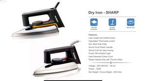 Plancha Eléctrica Kimatsu con Suela de Aluminio, Cable de 1.8m, 220V para Uso Doméstico y Hotelero, 750W, 1 Año de Garantía - Product Image 3