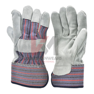 Gants en cuir durables en gros pour les travailleurs et les mécaniciens, gants en cuir OEM fabriqués directement en usine avec une paume à forte adhérence - Product Image 1
