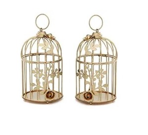 Venta caliente jaula de pájaros de Metal decorativa hecha a mano Casa de pájaros colgante de hierro jaula de pájaros duradera para jardín balcón hogar al aire libre - Product Image 6