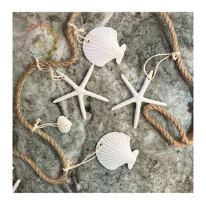 Abordable et belle coquillage ornements de Noël en gros disponibles pour l'artisanat de vacances et les décorations inspirées de la plage - Product Image 6