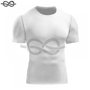 Hauts de compression à manches courtes pour hommes Sportswear Bodybuilding Tee Quick Dry Athletic Tops Gym Training Running - Product Image 3