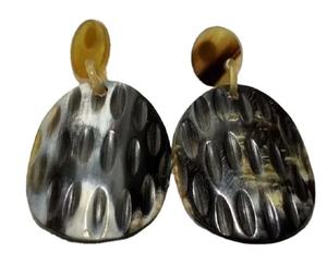 Pendientes ligeros de cuerno de búfalo de gran tamaño, colgantes elegantes de tono tierra para estilo bohemio y étnico de F S International - Product Image 5