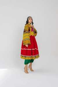 Afghan Kuchi Vintage nupcial boda pareja vestido rosa multicolor tradicional Tribal bohemio Banjara patrón Floral encaje - Product Image 5