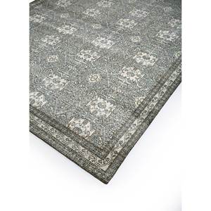 Alfombra de Lana Anudada a Mano Erbe Gold, Diseño de Medallón, 9x12, para Decoración de Sala de Estar o Pasillo -GS-16 - Product Image 2