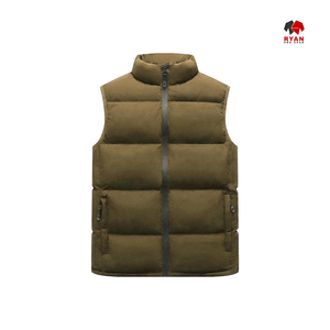 Gilet matelassé zippé Ryan Pro Gear, gilet matelassé respirant, gilet matelassé ajusté, gilet pour temps froid - Product Image 4