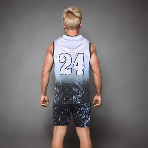 Uniformes de fútbol personalizados 7V7 de calidad superior transpirable compresión impresa mangas completas antibacteriano secado rápido 100% poliéster - Product Image 3