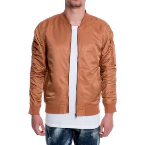 Vestes bomber en satin en gros, veste bomber universitaire en satin, veste en satin d'extérieur pour hommes, vestes bomber universitaires - Product Image 6