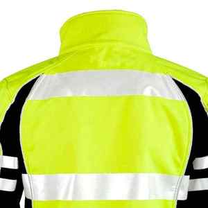 Customized <b>High</b> Visibility Durable Breathable Factory Workwear Coverall Construction Industrial Hi <b>Vis</b> Reflective Safety Jacket - Product Image 5