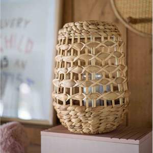 โคมไฟขนาดใหญ่สำหรับโต๊ะข้างเตียง, โคมไฟน้ำผักตบชวาตกแต่งห้องรับประทานอาหารโคมไฟตั้งโต๊ะ - Product Image 5