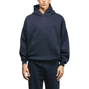 Sudadera con capucha de gran tamaño, ropa de calle holgada para hombre, Jersey de algodón bordado de otoño para venta al por mayor - Product Image 3