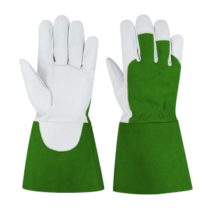 Guantes de Soldadura con Logotipo Personalizado, Guantes de Soldadura de Cuero a Precio Económico, Guantes de Seguridad de Cuero para Trabajo y Construcción - Product Image 1