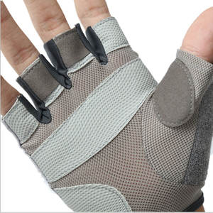 Guantes Deportivos de Ciclismo con Acolchado en los Puños, Medios Dedos, Antideslizantes, Transpirables y con Absorción de Impactos - Product Image 5