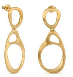 Exquisitos pendientes largos de metal hechos a mano con grabados delicados y patrones oxidados para una estética elegante y sofisticada - Product Image 5