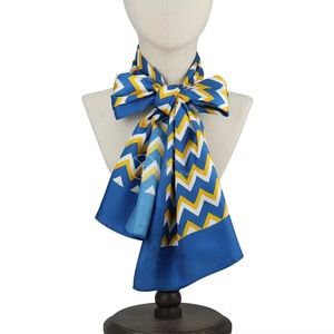 Custom Printed 100% <b>Silk</b> <b>Square</b> <b>Scarf</b> for Women Floral Pattern Spring Season Ethnic Style OEM & Custom Logo Available - Product Image 1