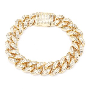 สร้อยข้อมือเพชรคิวบาที่ทำด้วยมือที่ขายดีที่สุดสำหรับงานแต่งงานหรืองานปาร์ตี้และทุกวัน - Product Image 2