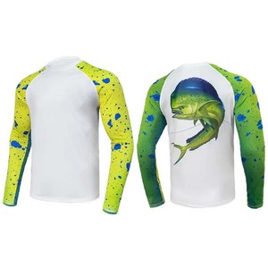 เสื้อเชิ้ตตกปลาแขนสั้นและแขนยาว ผ้าไมโครไฟเบอร์ ระบายอากาศ ป้องกันรังสียูวี แห้งเร็ว แบบสั่งทำ - Product Image 1