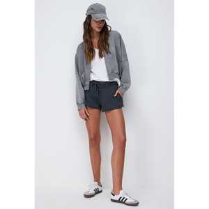 Women's Casual High Waist Cotton Everyday Shorts with <b>Sequins</b> and Pearls Decor XS <b>Hot</b> <b>Pants</b> and Sports Shorts Booty Shorts - Product Image 2