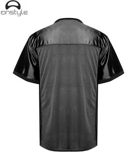 Conjunto de camiseta de fútbol americano de alta calidad personalizado unisex transpirable de talla grande XL con número impreso para adultos y uso deportivo juvenil - Product Image 2