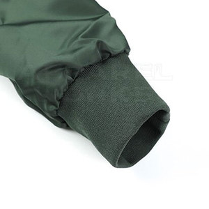 Men's High Quality Winter Bomber <b>Jacket</b> Solid Color Eco-Friendly Waterproof Quick Dry Windproof Breathable <b>Canvas</b> Stand Collar - Product Image 3