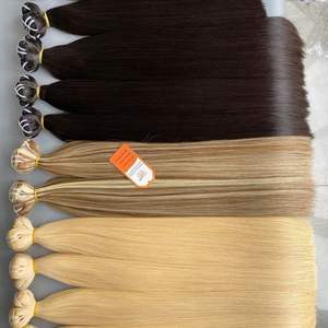 ผมต่อเวียดนามแท้แบบเรียบตรง คุณภาพสูง หลายสี แบบเย็บสองชั้น น้ำหนัก 100 กรัม/มัด - Product Image 6