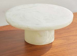 Plato para Pastel de Resina Ecológico de Primera Calidad, Diseño Moderno, Artesanía Atemporal, Pintado a Mano, Ideal para Recepciones de Boda, Banquetes de Hotel - Product Image 3