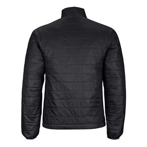 Chaqueta acolchada de invierno a la moda para hombre, ligera, transpirable, de lona, duradera, con capucha de burbujas y cremallera, prendas de vestir exteriores sólidas - Product Image 5