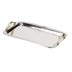 Bandeja de metal de diseño Bandeja de servicio de metal de tamaño y forma personalizada de aluminio vintage personalizada en formas personalizadas - Product Image 3