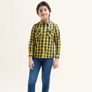 La mejor camisa con estampado de cuello alto para niños, soporte de logotipo personalizado, 100% algodón, diseño informal de gran tamaño, venta al por mayor en línea, colores sólidos individuales - Product Image 5