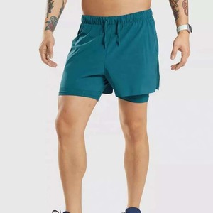 Pantalones cortos de gimnasio personalizados para hombre, 100% algodón, transpirables, de secado rápido, de alta calidad, Color sólido, para correr, entrenamiento - Product Image 1